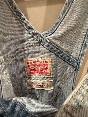 Levi's Light Blue Denim Women's Overalls